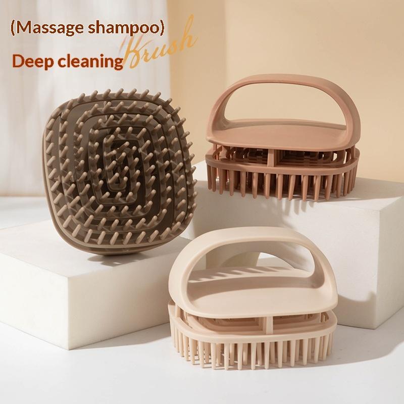 Scalp Massage Shampoo Brush 1P - Hair Care Dandruff review and price