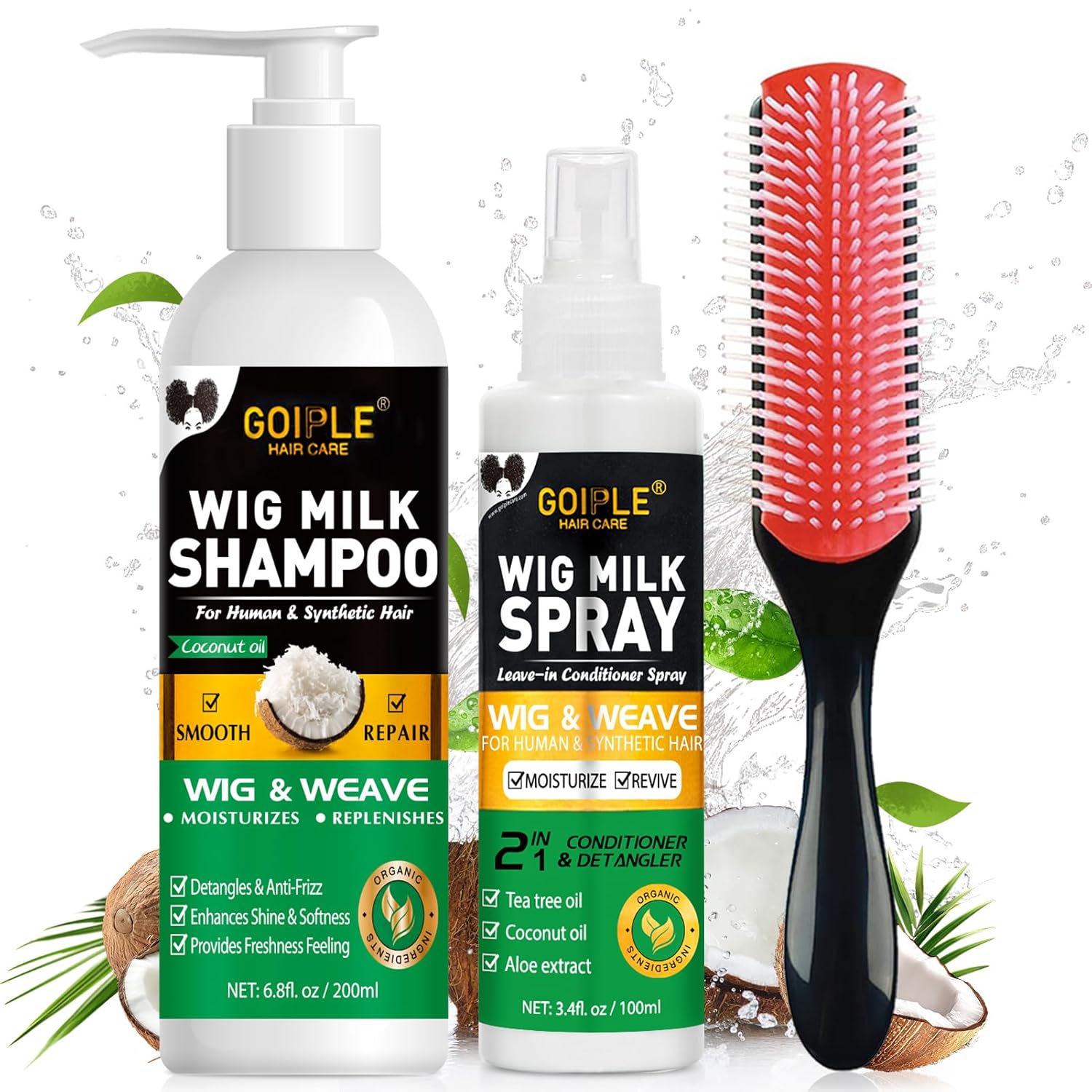 GOIPLE 3 in 1 Wig Care Kit wit - Hair Care Products review and price