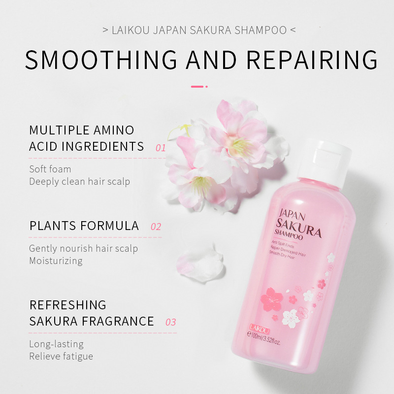 LAIKOU Japan Sakura  Shampoo R - Hair Care Korean Products review and price